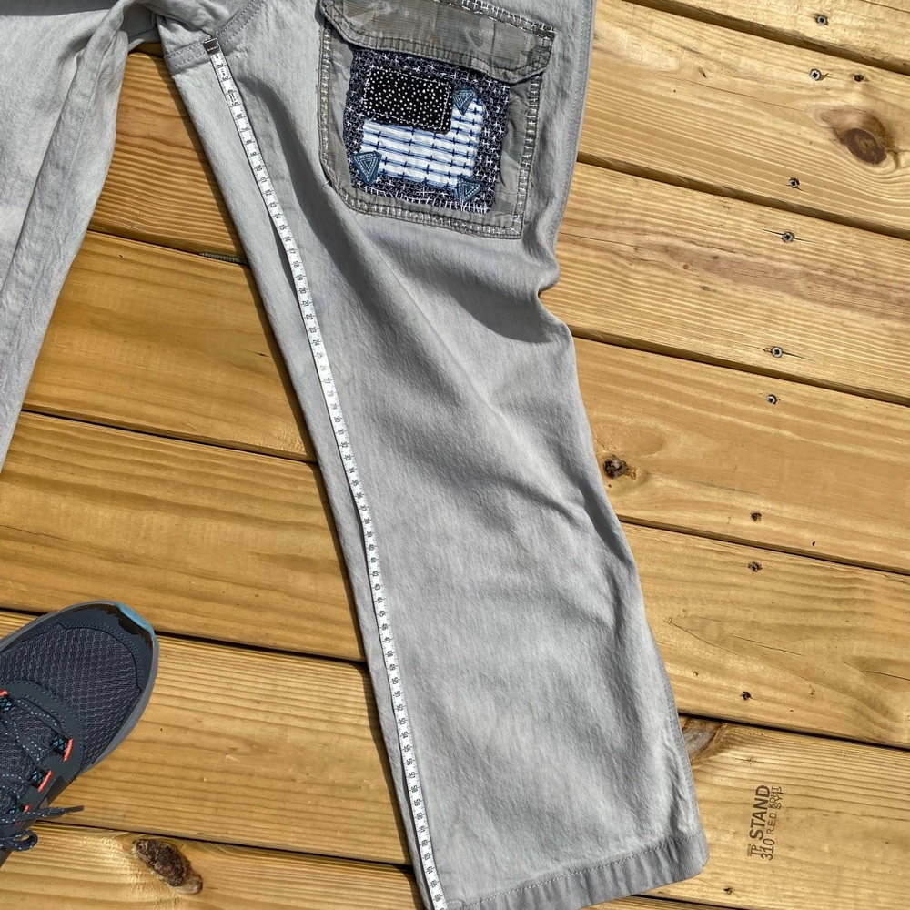 Universal Thread Overalls Hand-Stitched Patches - image 3